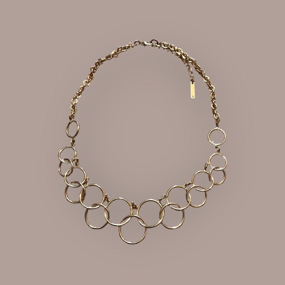 Gold Circle Necklace